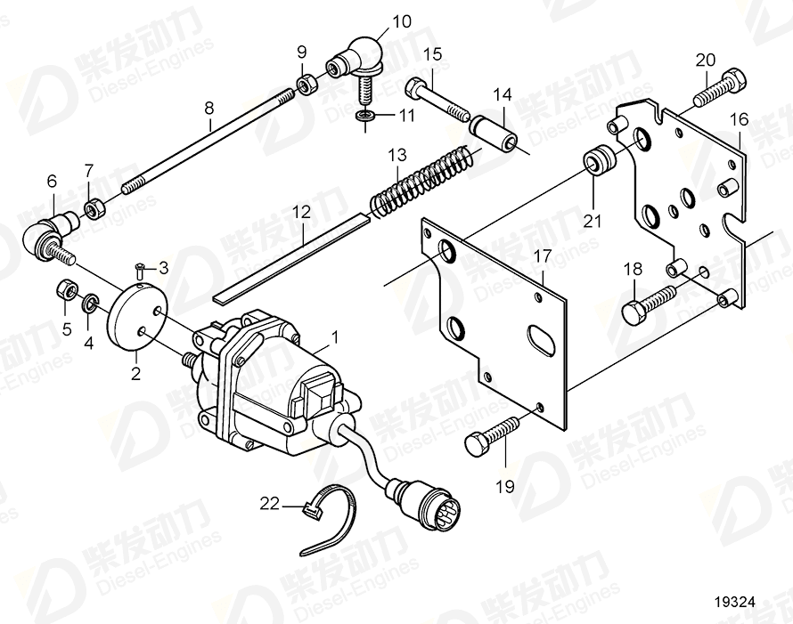 volvo penta Flange screw 965213 Drawing volvo penta Flange screw 965213 Drawing